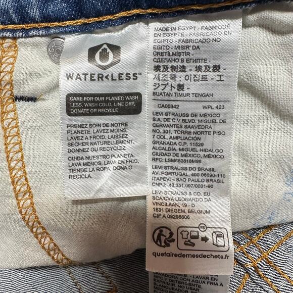 Levi's 569 Men's Denim Jeans Loose Fit Straight Leg Stretch 40 x 32 - Picture 7 of 9